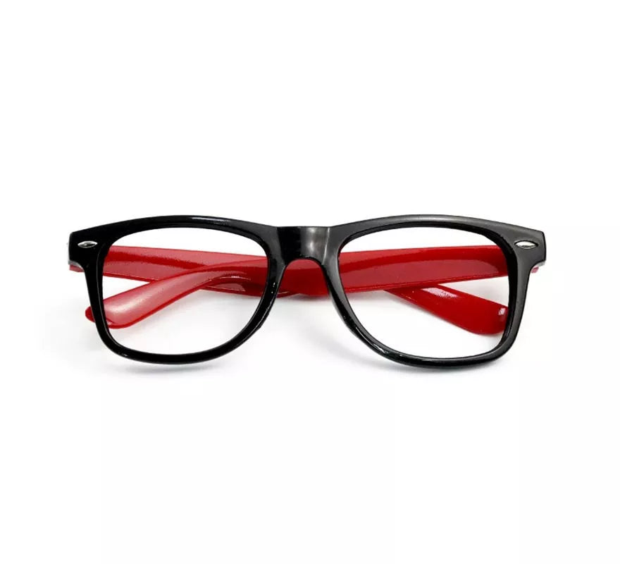 Translation missing: es.Montura de Nerd rojo y negro