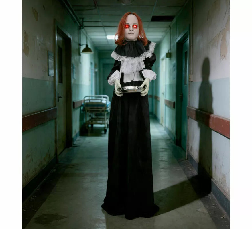 Translation missing: it.Mujer Decapitada con Movimiento y Sensor de 163 cm