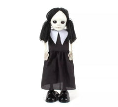Muñeca Gótica con coletas decorativa de 52 cm