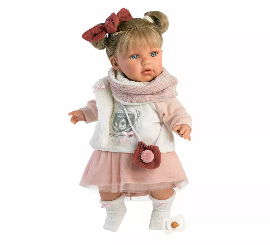 Translation missing: it.Muñeca Julia Llorona de 42 cm con Falda de Tul y Accesorios