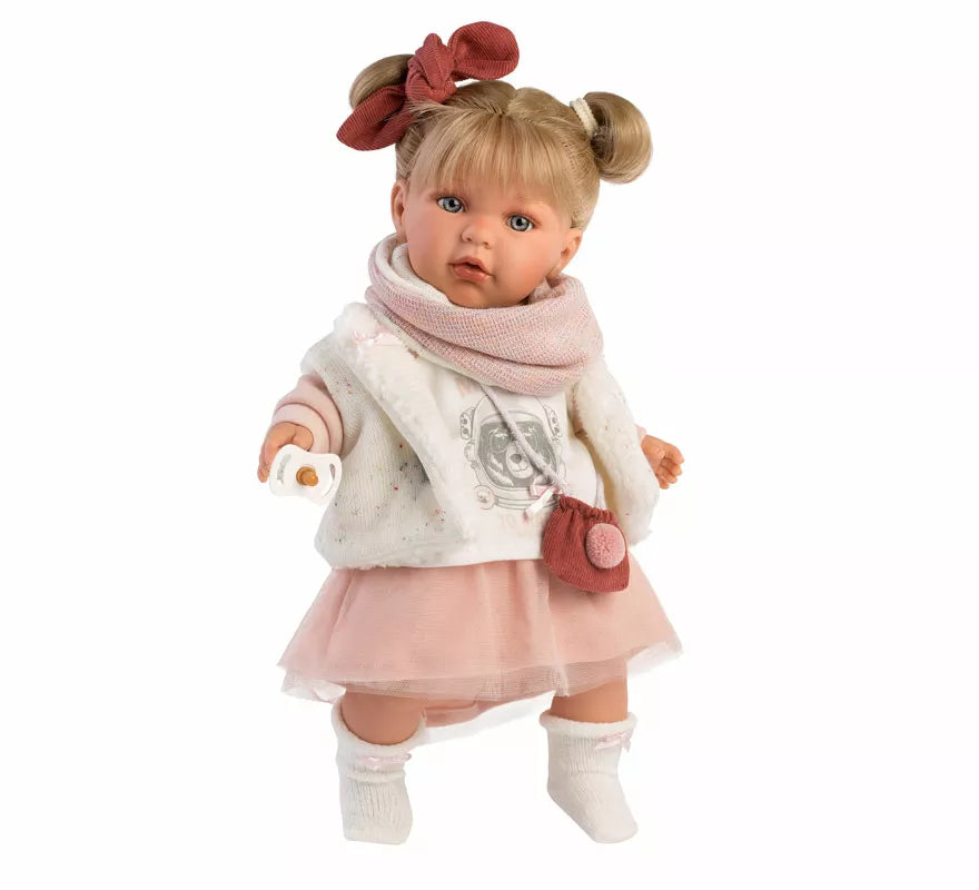 Translation missing: it.Muñeca Julia Llorona de 42 cm con Falda de Tul y Accesorios
