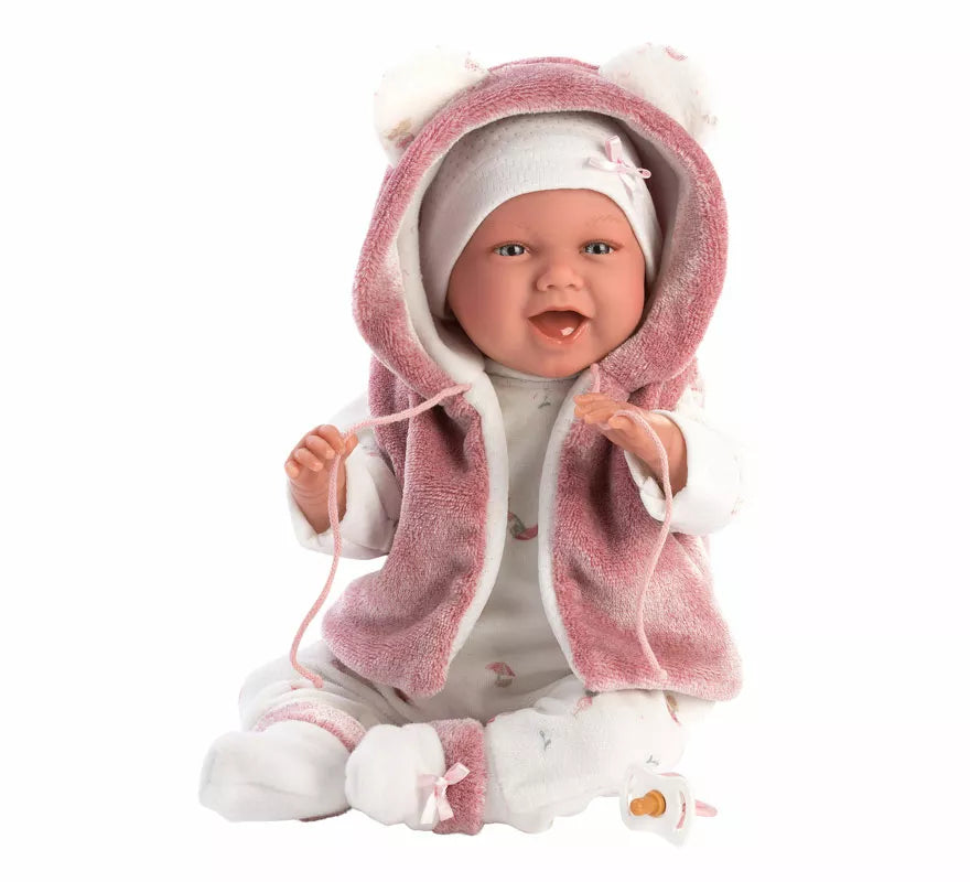 Translation missing: it.Muñeca Mimi Sonrisas de 42 cm con Chaqueta y Chupete