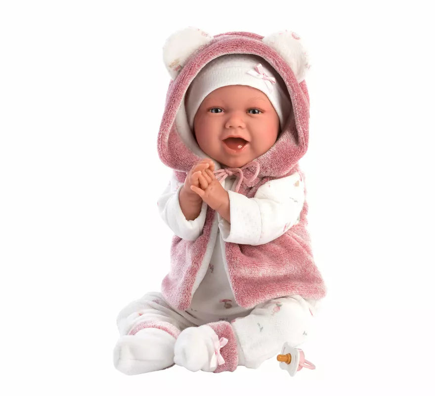 Translation missing: it.Muñeca Mimi Sonrisas de 42 cm con Chaqueta y Chupete