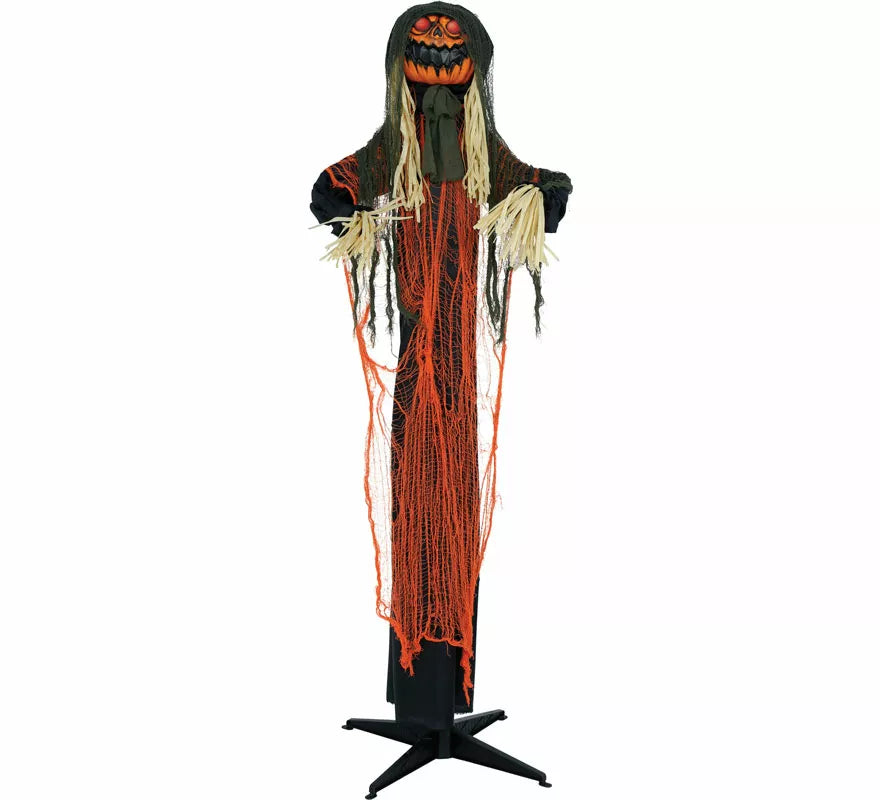 Muñeco Calabaza con Luz, Sonido y Movimiento de 185 cm