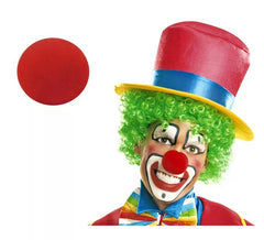 Gomma piuma rossa naso pagliaccio