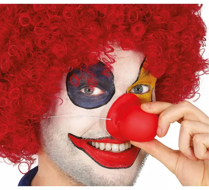 Translation missing: es.Nariz de Payaso roja de Látex con sonido