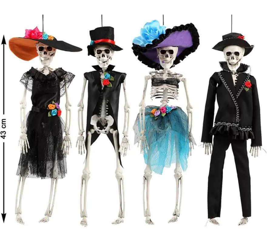 Translation missing: it.Novio y Novia Cadáver colgante en 4 modelos surtidos 43 cm