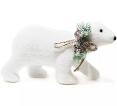 Orso bianco decorativo 18 cm