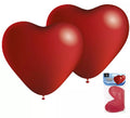 Pack 2 Globos forma de Corazón Gigante de 140 cm de perímetro