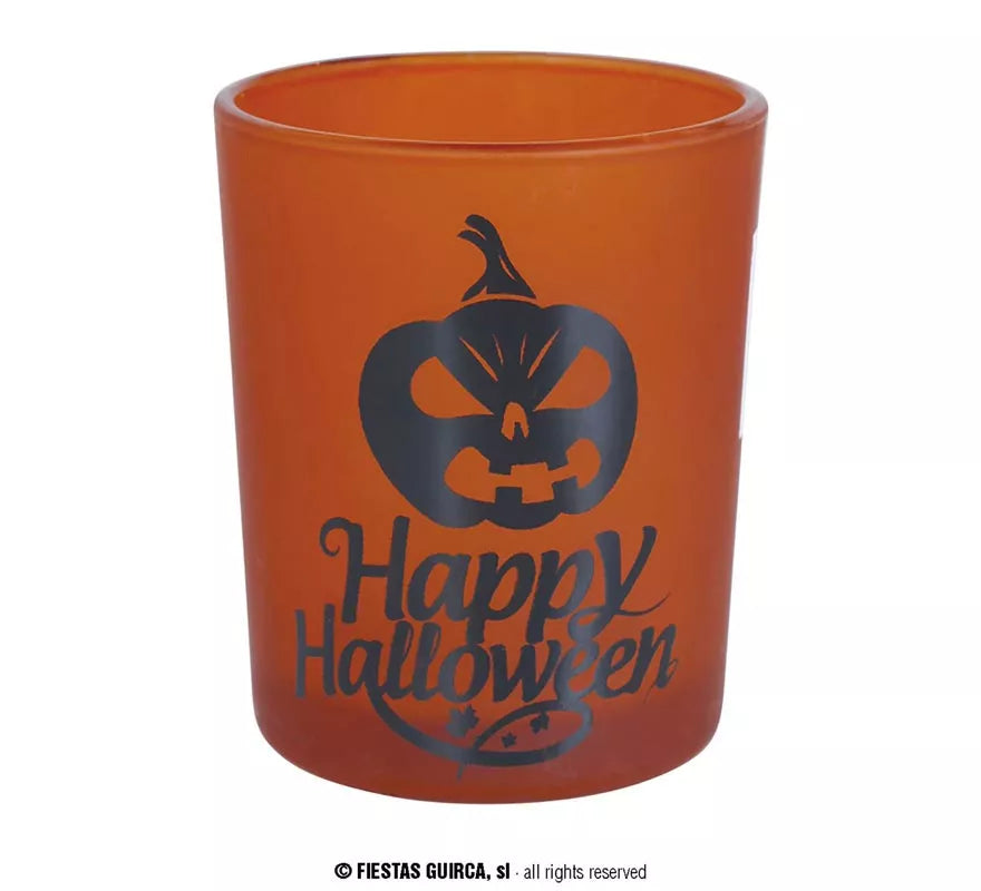 Translation missing: it.Pack de 3 Vasos naranja de cristal de 6x5 cm