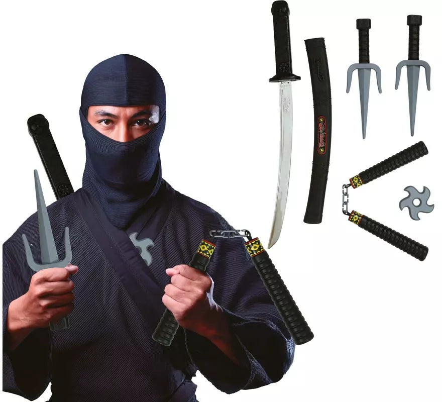 Translation missing: it.Pack 5 Armas Ninja de Plástico de Juguete