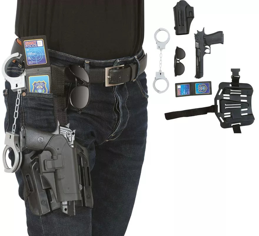 Translation missing: it.Pack 6 Accesorios Armas Policía de Plástico de Juguete