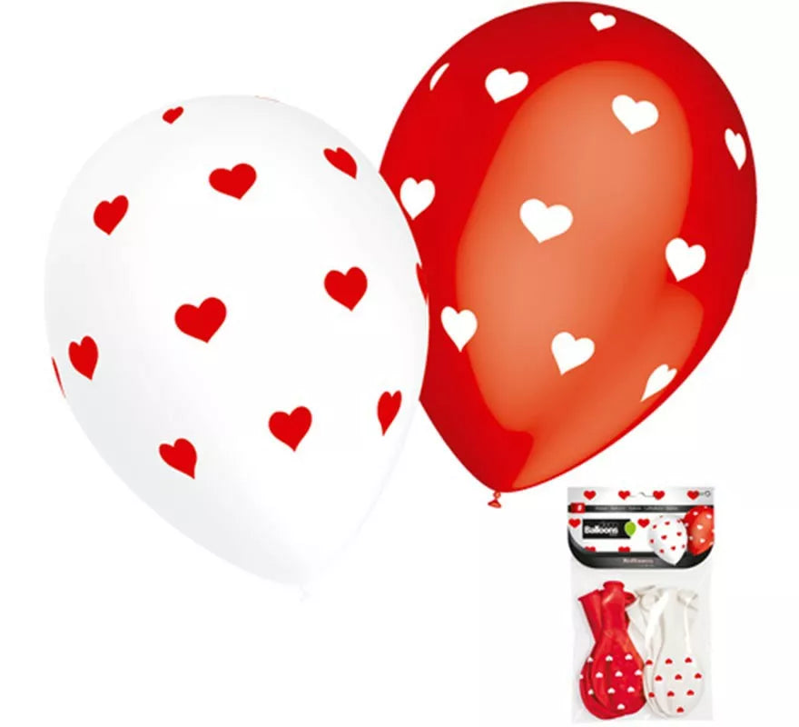 Translation missing: es.Pack 8 Globos Corazones Pequeños de 90 cm de perímetro