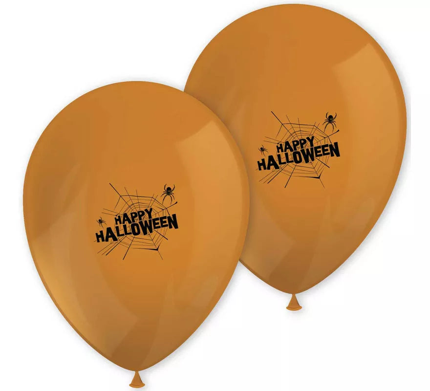 Translation missing: es.Pack 8 Globos Happy Halloween de 25 cm