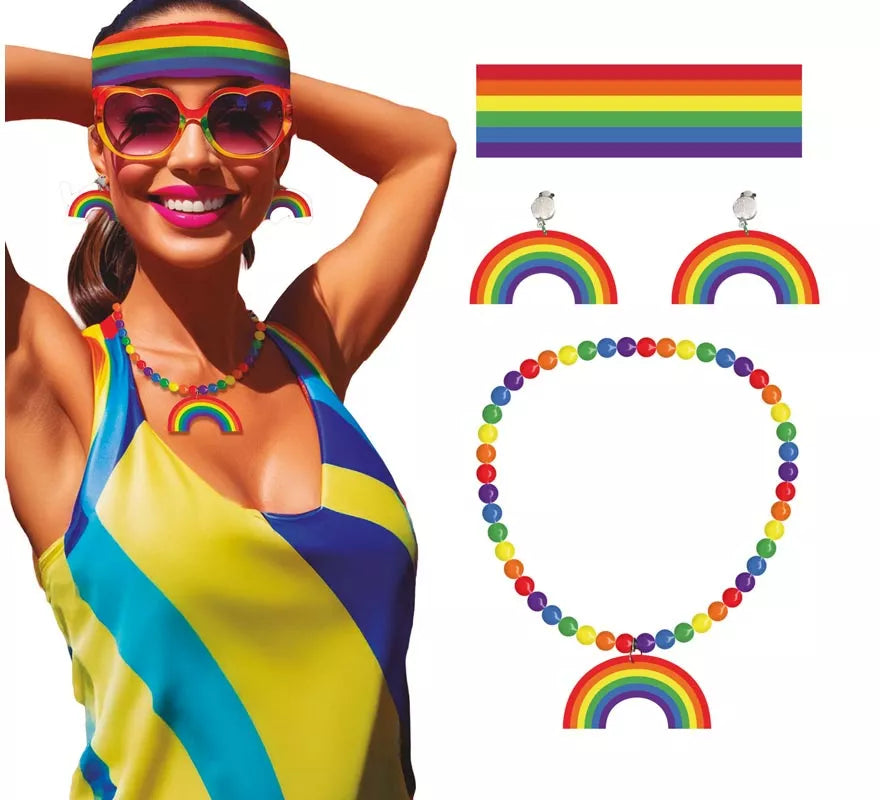 Translation missing: it.Pack Accesorios LGTB: Cinta, Pendientes y Collar