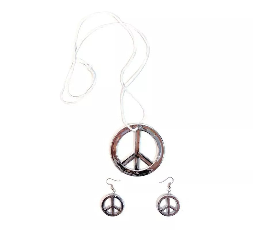 Translation missing: it.Pack de 1 Collar y 2 Pendientes Hippie efecto metalizado
