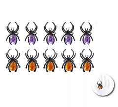 Confezione da 10 Anelli Ragno da 4,5x3 cm