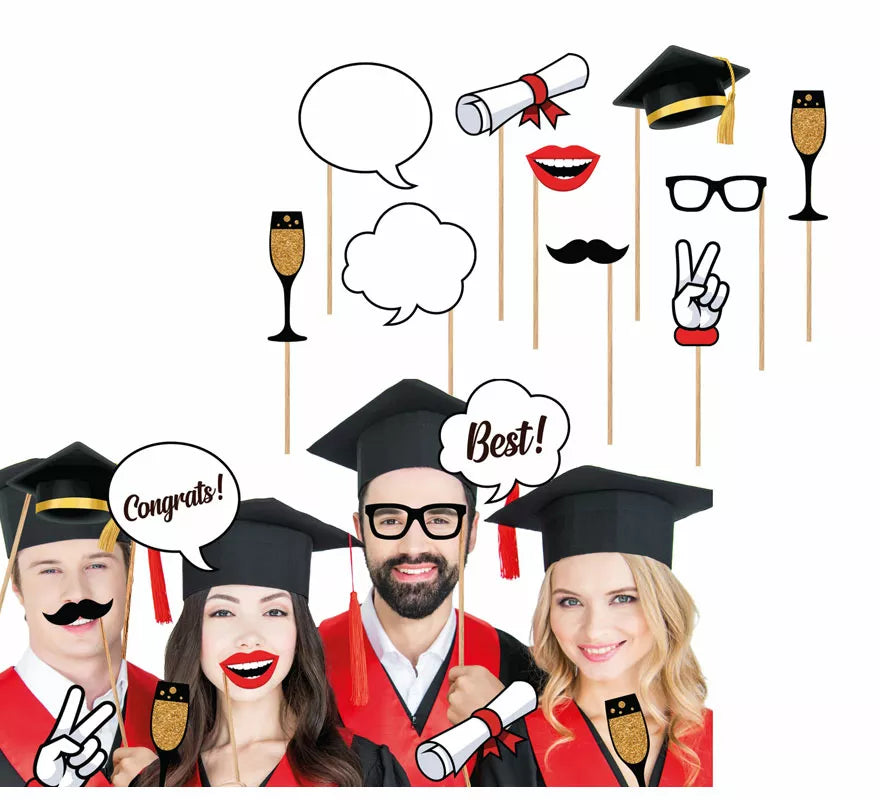 Translation missing: es.Pack de 10 Figuras para Photocall de Graduados