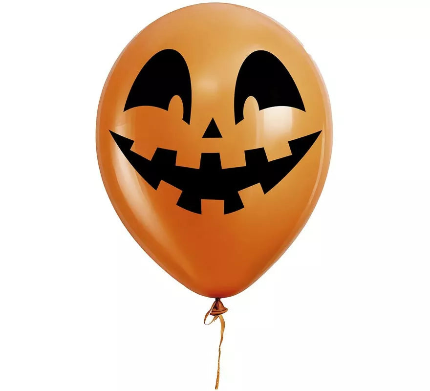Translation missing: es.Pack de 10 Globos Cara de Calabaza de 30 cm