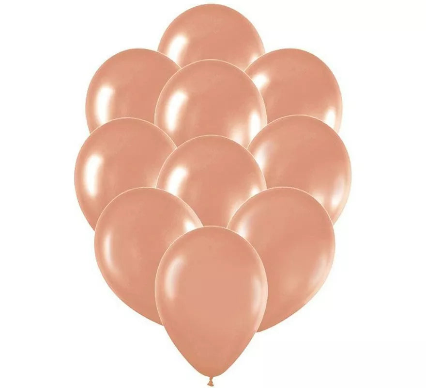 Translation missing: it.Pack de 10 Globos de Látex color rosa vintage de 25 cm