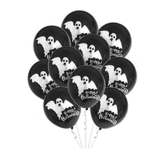 Confezione da 10 Palloncini Fantasma da 30 cm