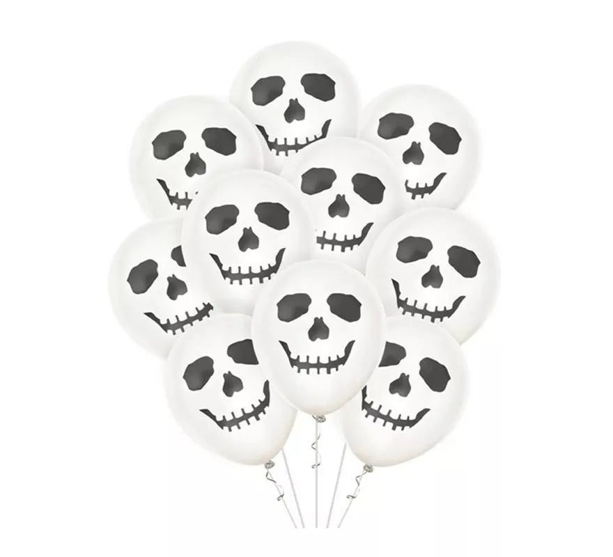 Translation missing: it.Pack de 10 Globos Fantasma Feliz de 30 cm