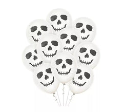 Confezione da 10 Palloncini Happy Ghost da 30 cm