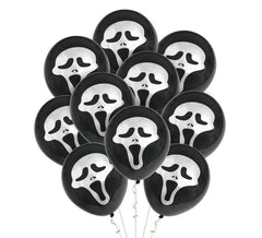 Confezione da 10 Palloncini Scream Ghost da 30 cm
