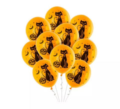Confezione da 10 Palloncini Gatti da 30 cm
