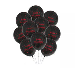 Confezione da 10 Palloncini Happy Halloween da 30cm