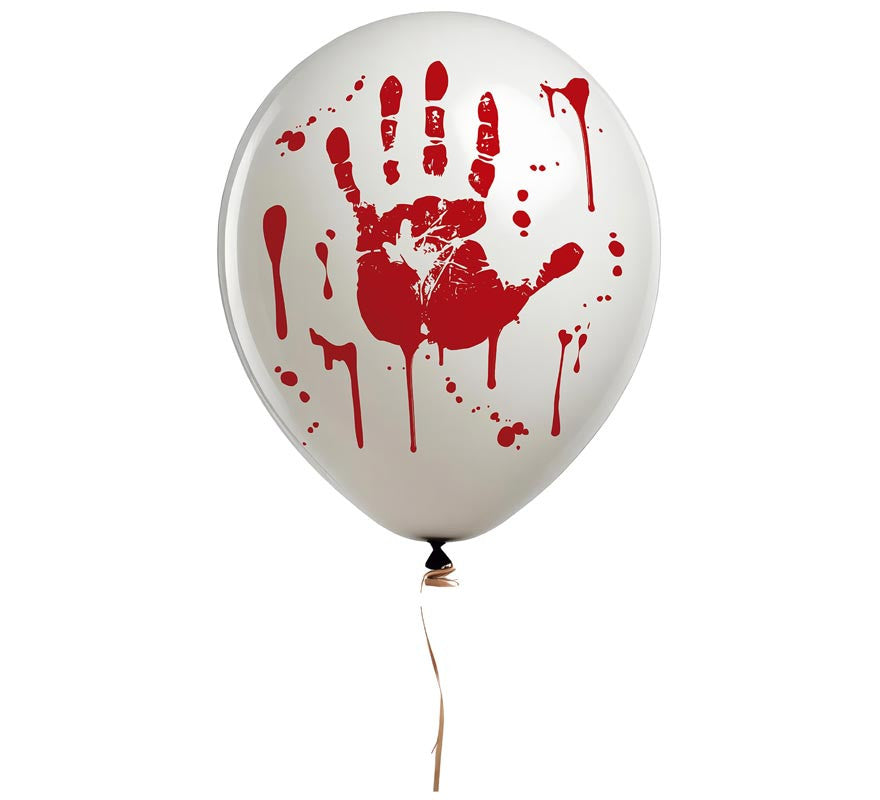 Translation missing: it.Pack de 10 Globos Mano de Sangre de 30 cm