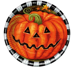 Confezione da 10 piatti con zucca 23 cm