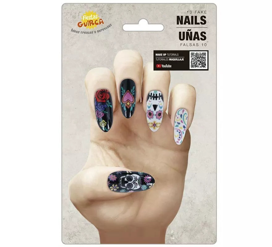 Translation missing: it.Pack de 10 Uñas Catrina con pegamento