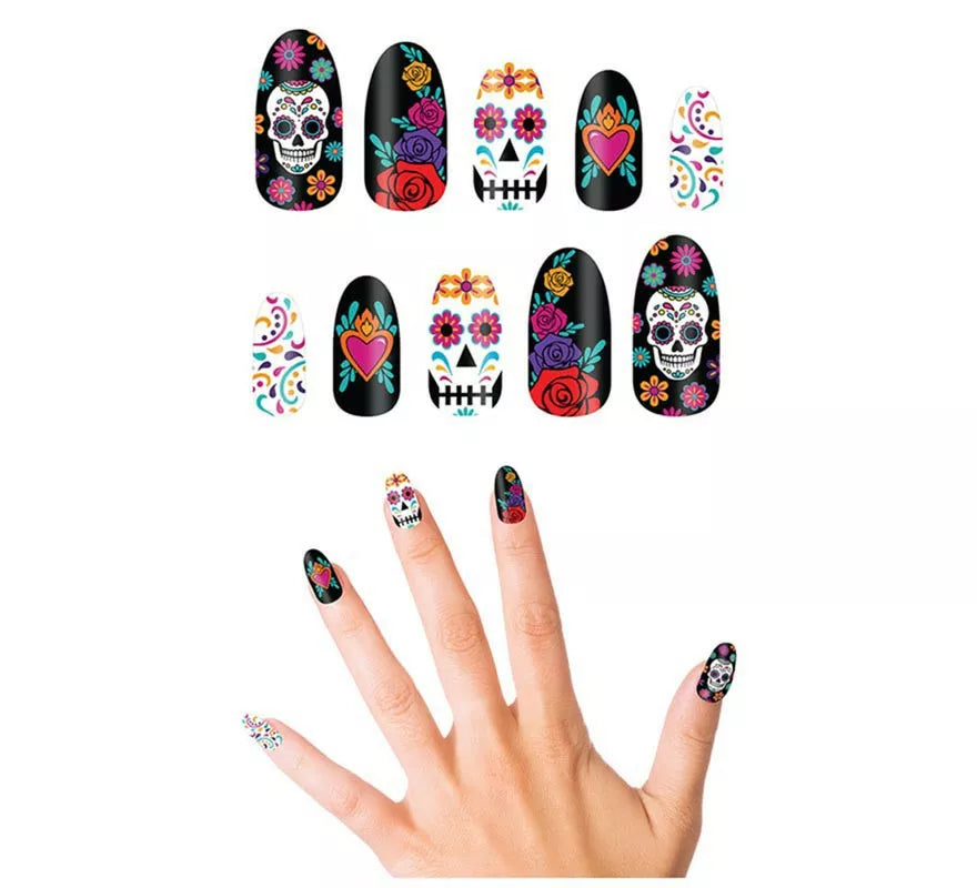 Translation missing: it.Pack de 10 Uñas Catrina con pegamento