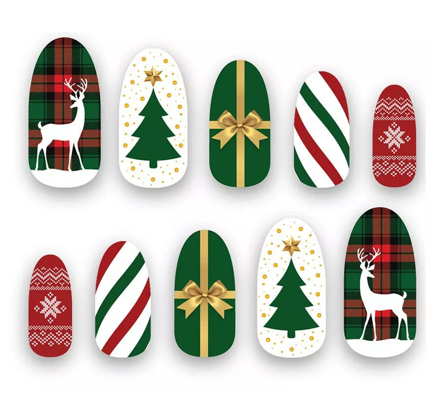 Translation missing: it.Pack de 10 Uñas Navideñas con adhesivo