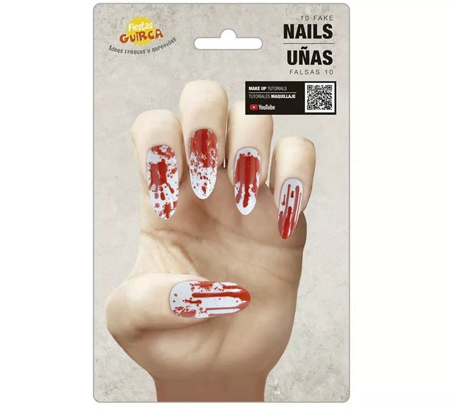 Translation missing: es.Pack de 10 Uñas Sangrientas con pegamento