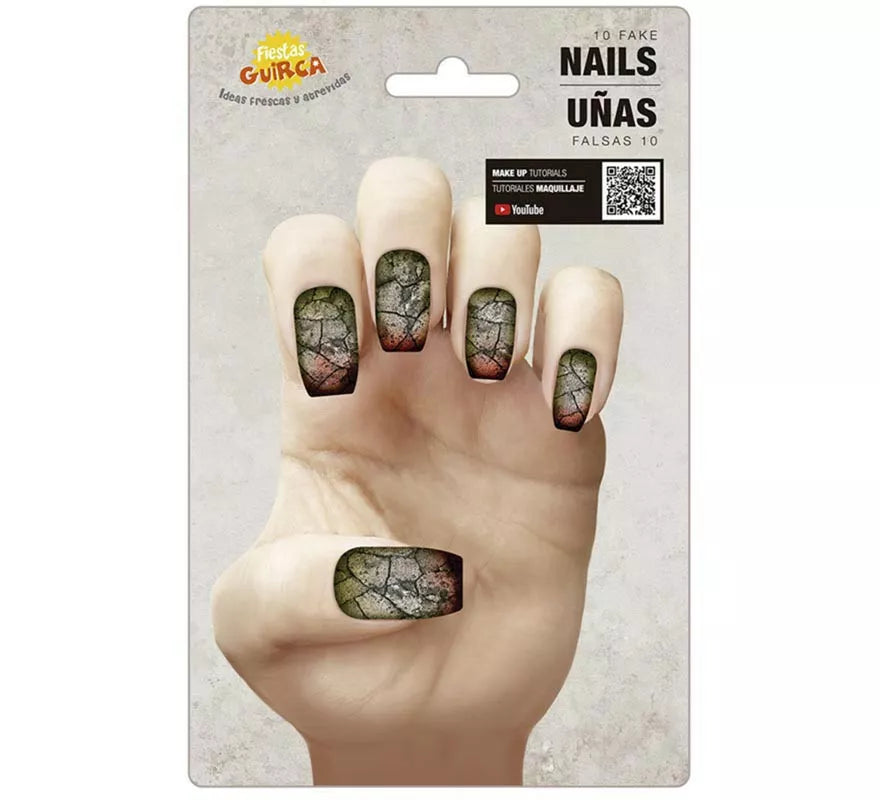 Translation missing: it.Pack de 10 Uñas Zombie con pegamento