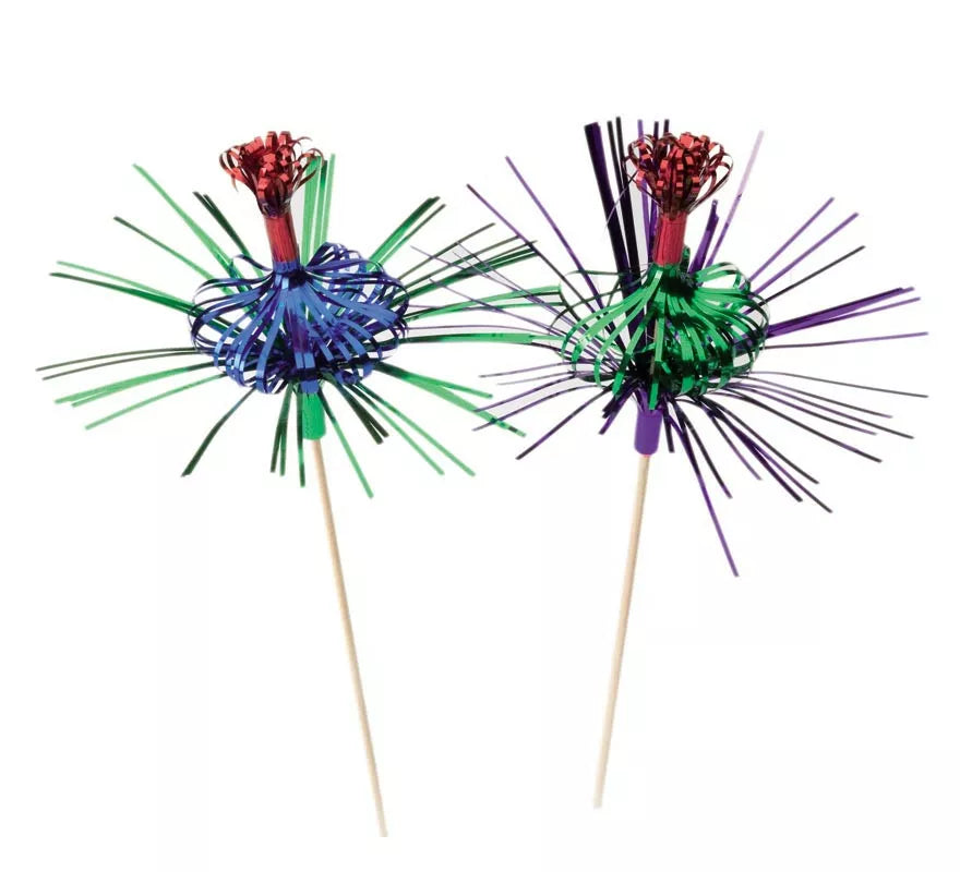 Translation missing: es.Pack de 100 Palmeras violeta Pick de 18 cm