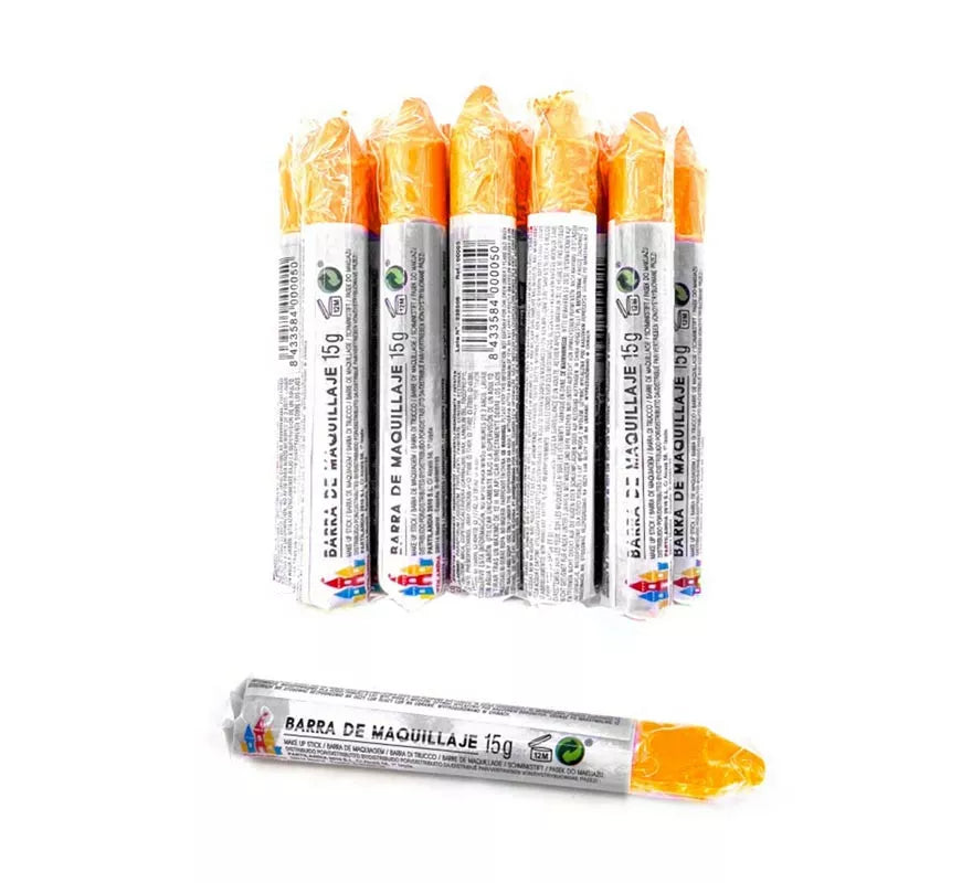Translation missing: es.Pack de 12 Ceras naranja fluorescente