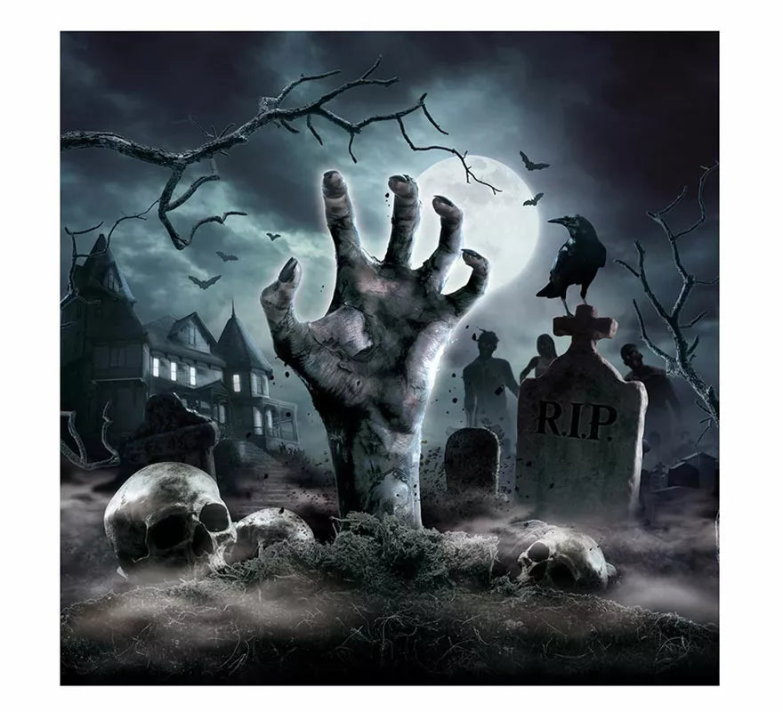 Pack de 12 Servilletas Cementerio de 33X33 cm