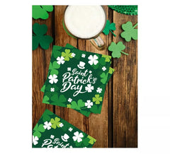 Confezione da 12 Tovaglioli San Patrizio da 33x33 cm