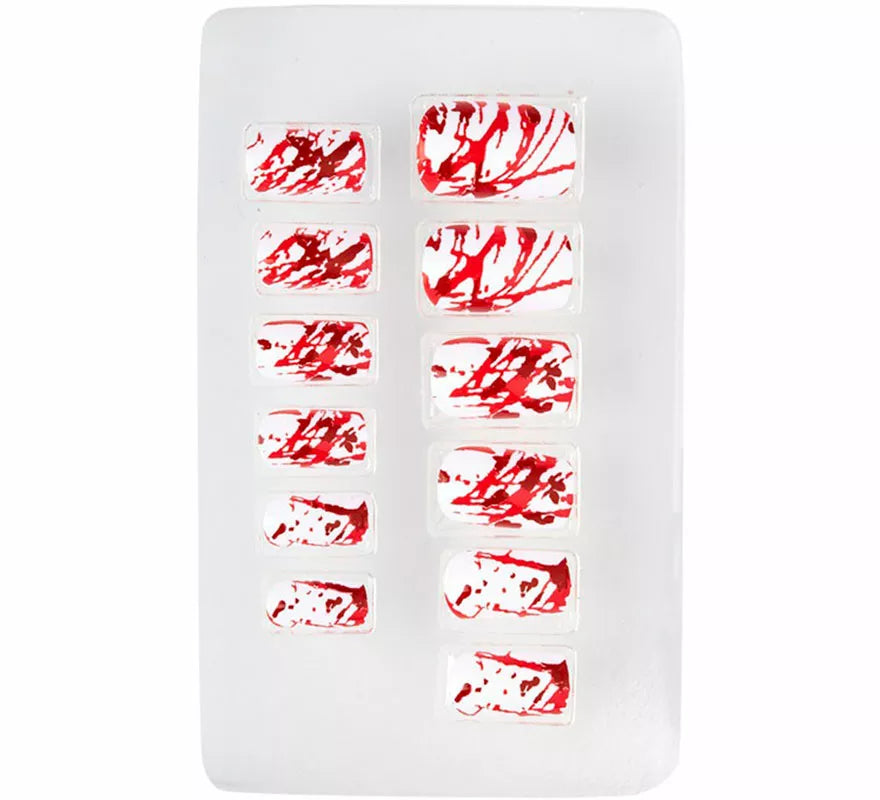 Translation missing: es.Pack de 12 Uñas Autoadhesivas Ensangrentadas
