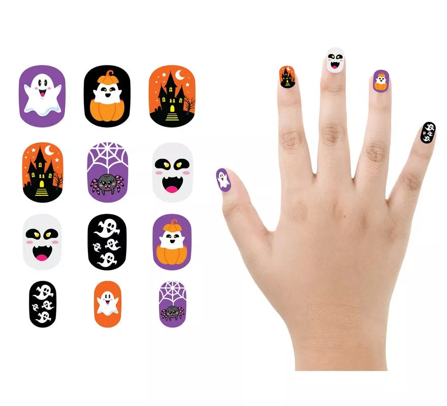 Translation missing: it.Pack de 12 Uñas Fantasma con Adhesivo Infantil