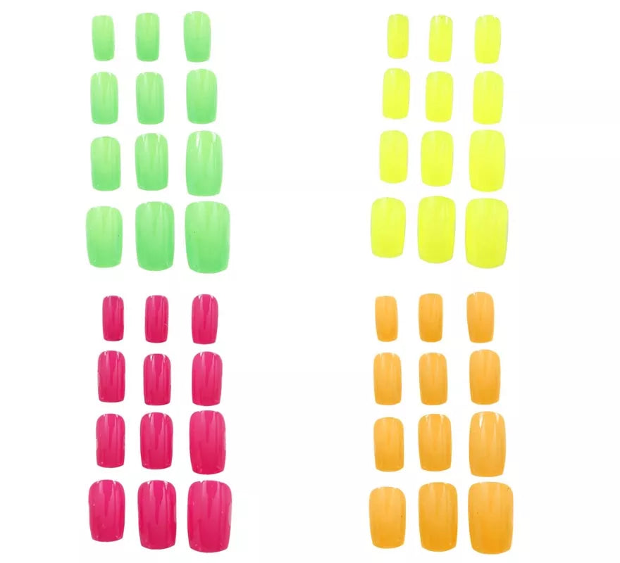 Translation missing: es.Pack de 12 Uñas Neón para mujer en varios colores
