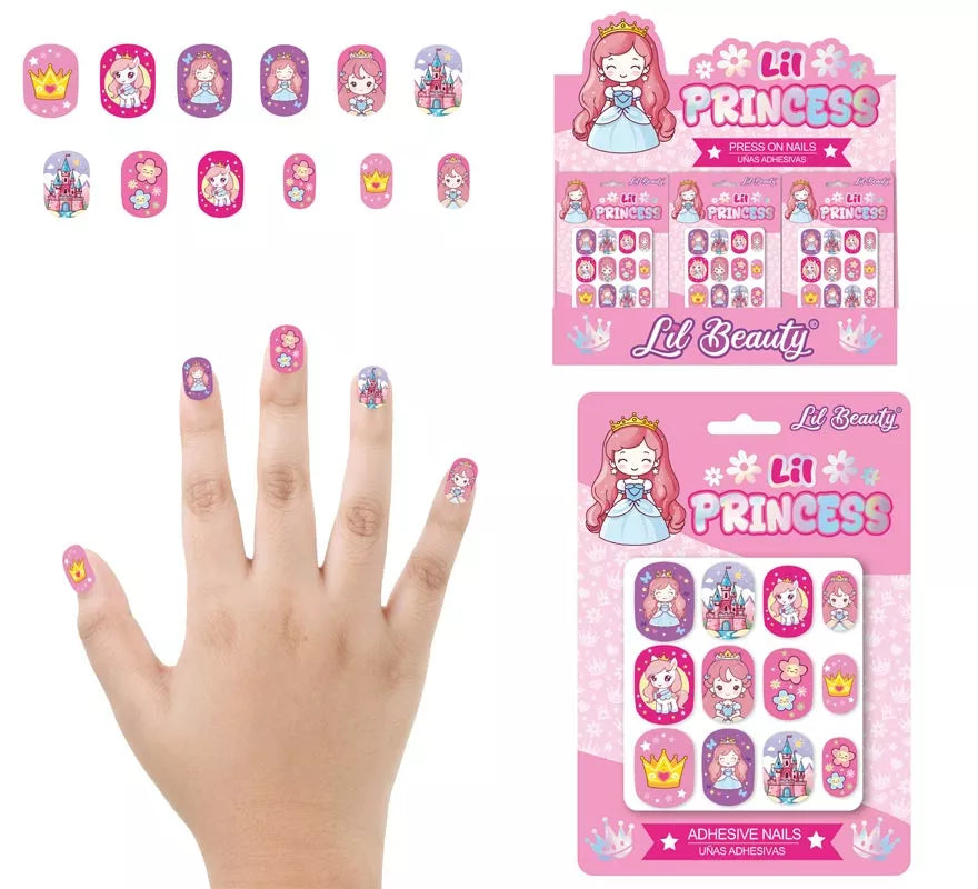 Translation missing: es.Pack de 12 Uñas Pequeña Princesa para niña