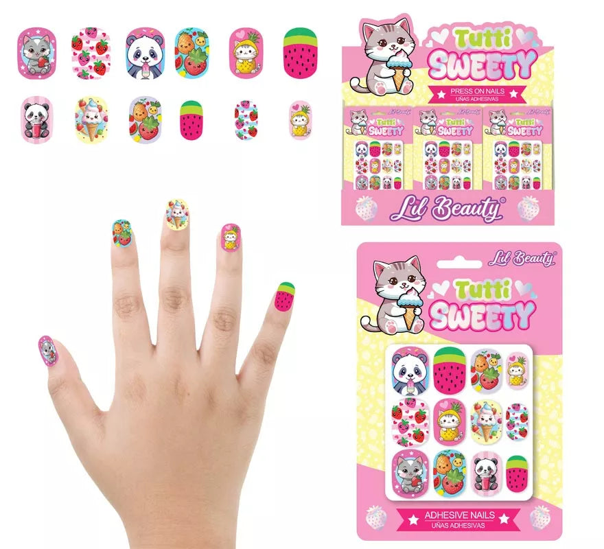 Translation missing: es.Pack de 12 Uñas Tutti Sweety para niña