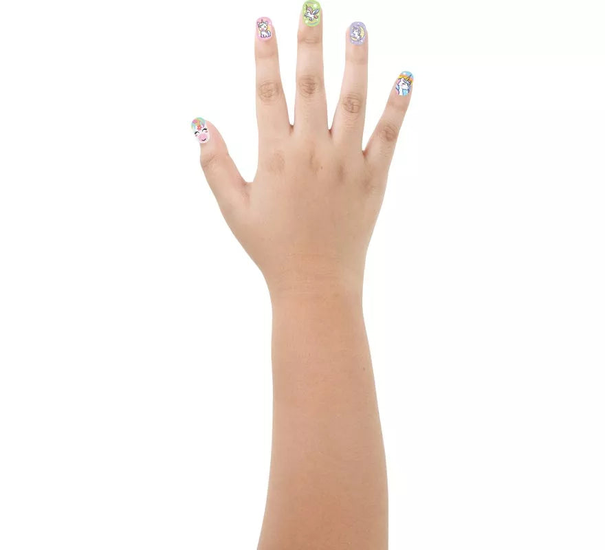 Translation missing: it.Pack de 12 Uñas Unicornios para niña