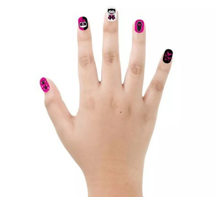 Translation missing: it.Pack de 12 Uñas Vampiro con Adhesivo Infantil