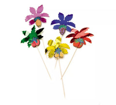 Confezione da 144 Frutti di Palma Tropicale con punta da 15 cm