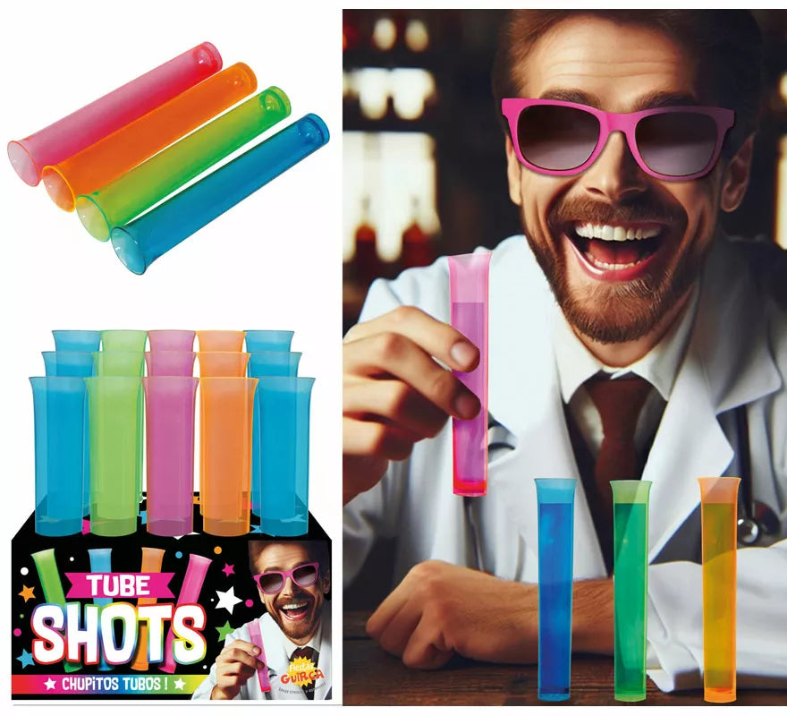 Translation missing: it.Pack de 15 Probetas en colores surtidos de 13 cm